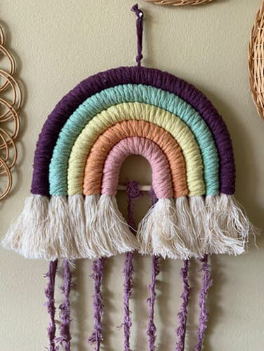 Rainbow Hair Clip Holder