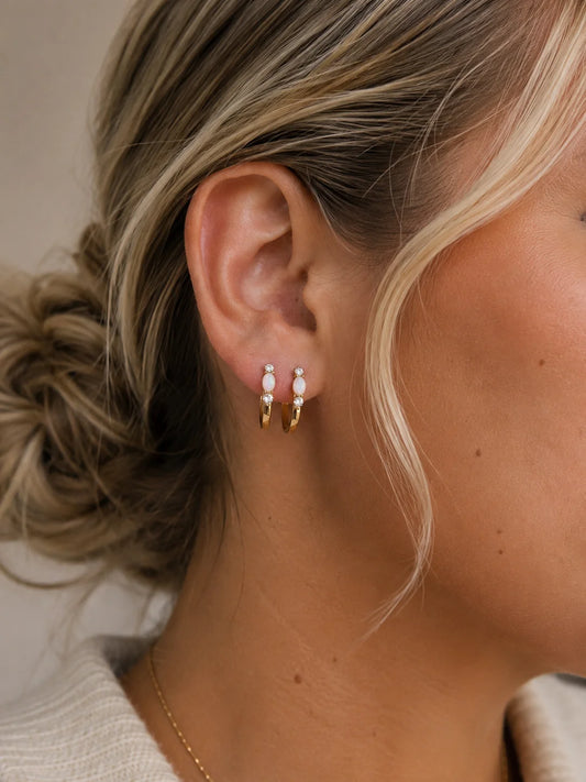 Opaline Hoops