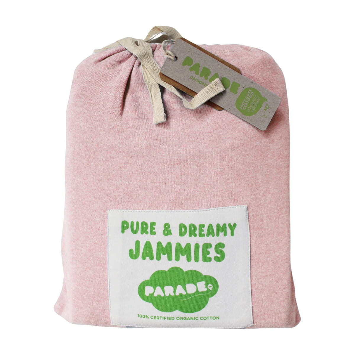 Pink Melange Organic Women's Pajamas -