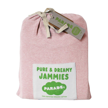 Pink Melange Organic Women's Pajamas -