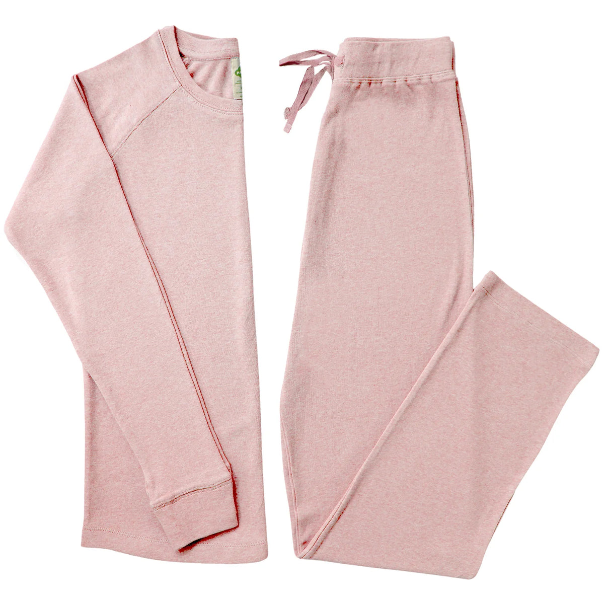 Pink Melange Organic Women's Pajamas -