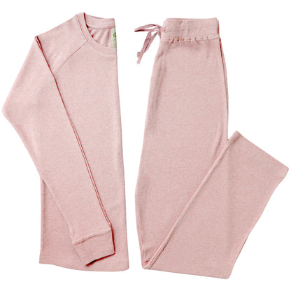 Pink Melange Organic Women's Pajamas -