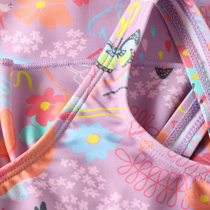 Butterfly/Unicorn Print One Piece Bathing Suit