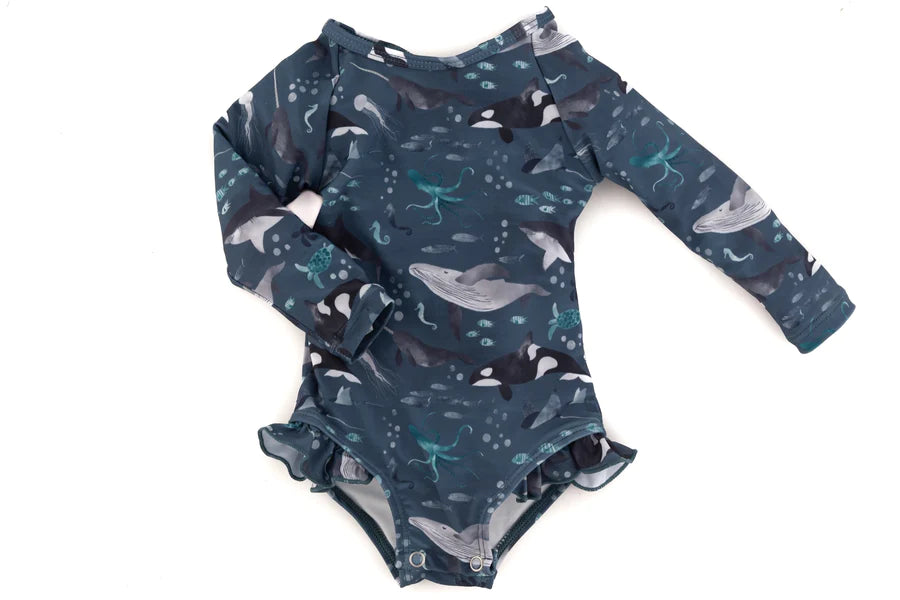 The Finn Ruffle Rashguard Suit