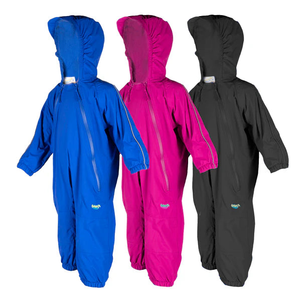 Royal Blue Fleece Lined Coverall Rain Snow and Mud Suit