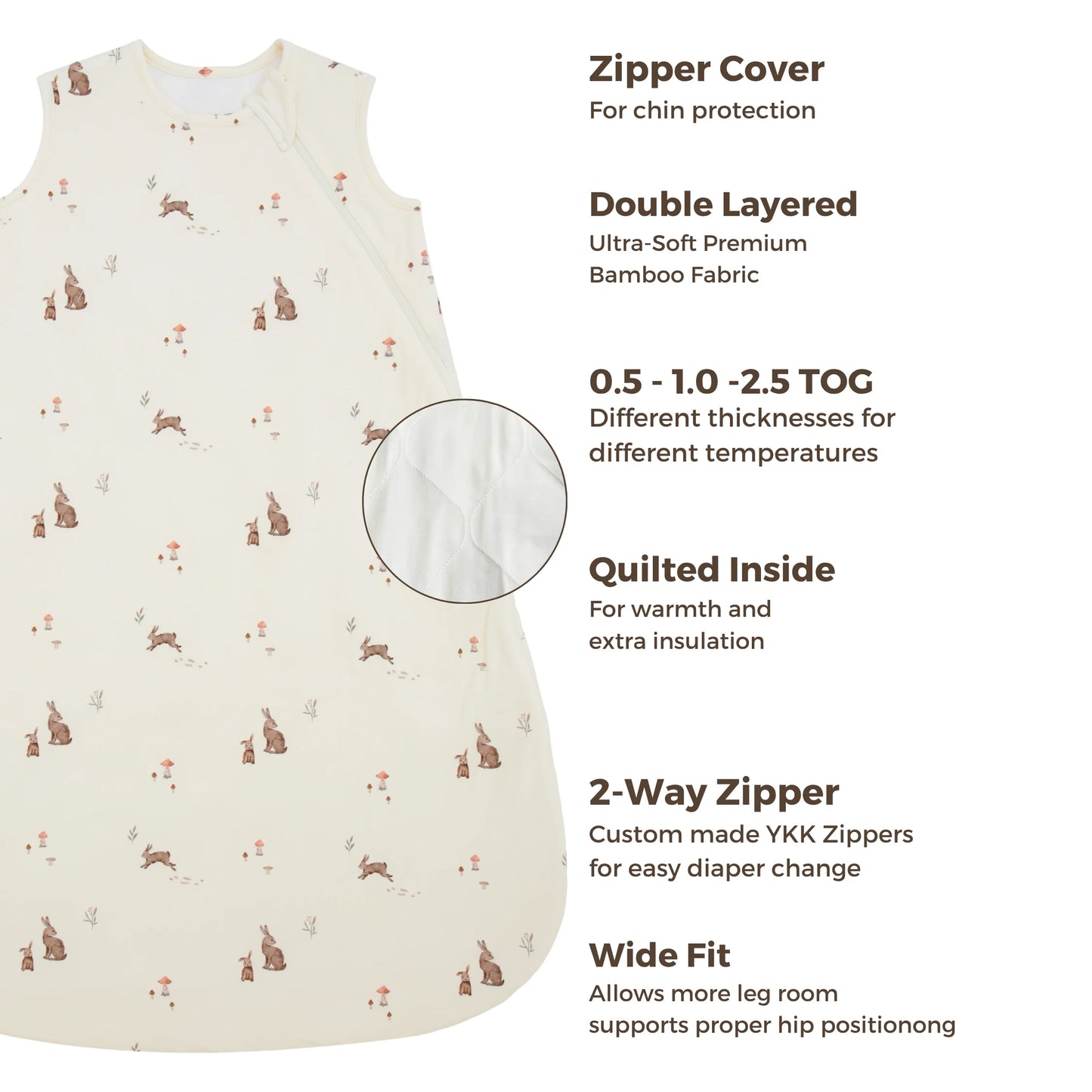 0.5 TOG Sleep Sack - Bunnies