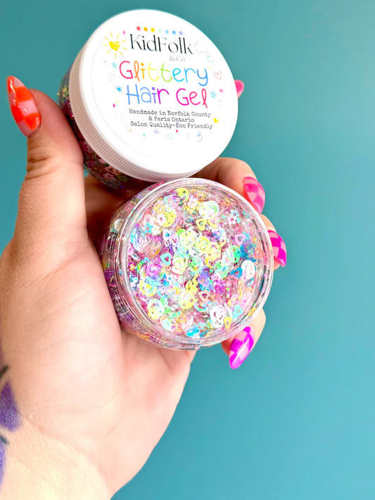 Hippy Dippy Glittery Hair Gel
