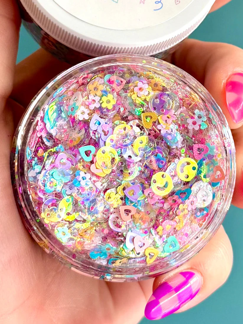 Hippy Dippy Glittery Hair Gel