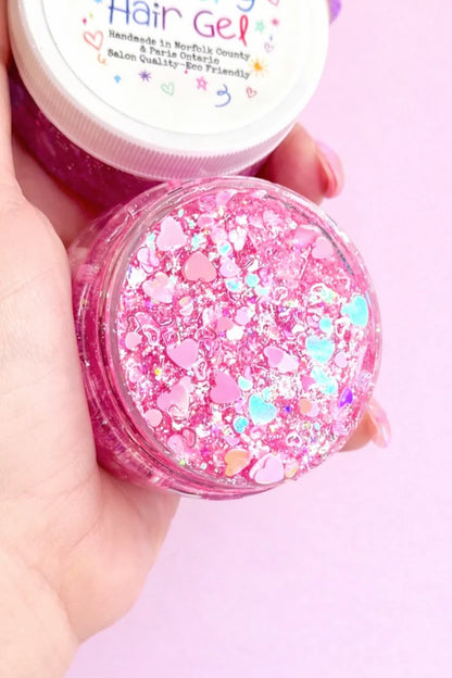 Sweetheart Glittery Hair Gel