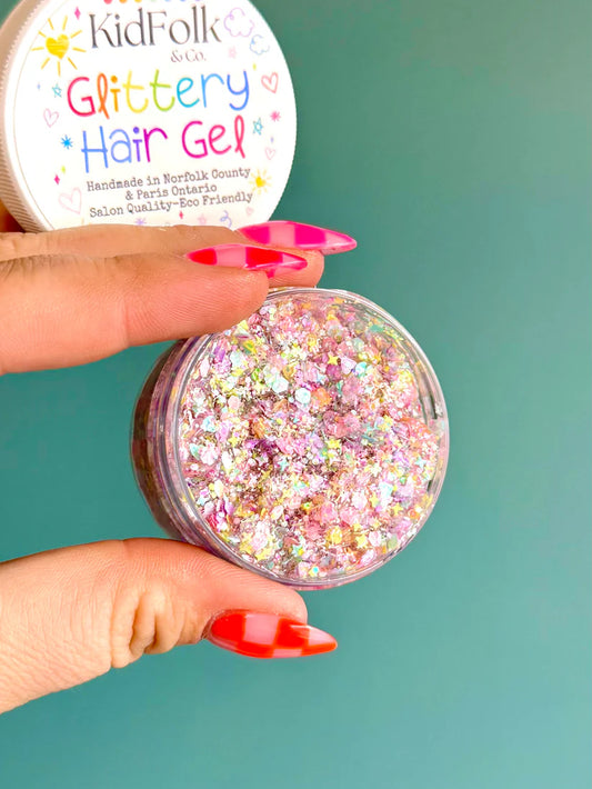 Pastel Dreams Glittery Hair Gel