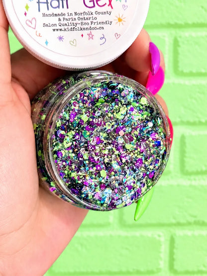 Halloween Glittery Hair Gel Mini Trio Pack