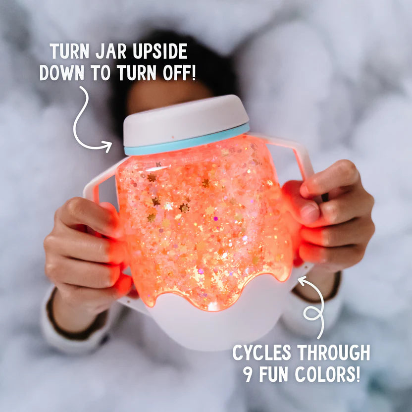 Cozy cloud Grey Light Up Jar
