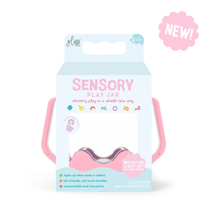 Bubblegum Pink Light Up Sensory Jar