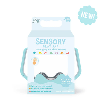 Frosty Fun Blue Light Up Sensory Jar