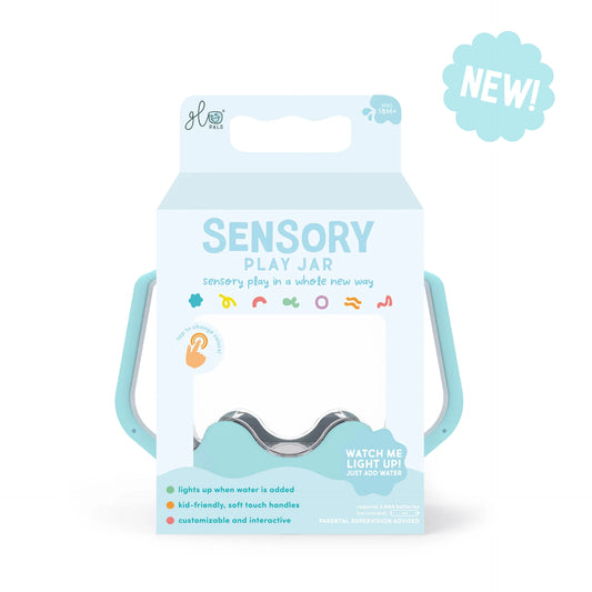 Frosty Fun Blue Light Up Sensory Jar