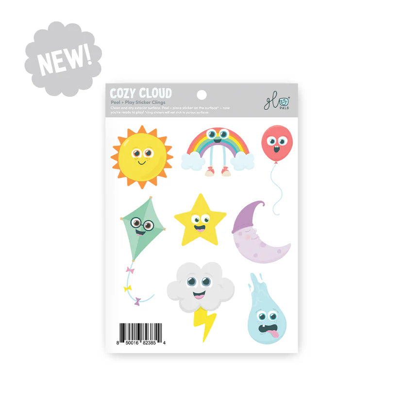 Coy Cloud Peel + Play Cling Stickers