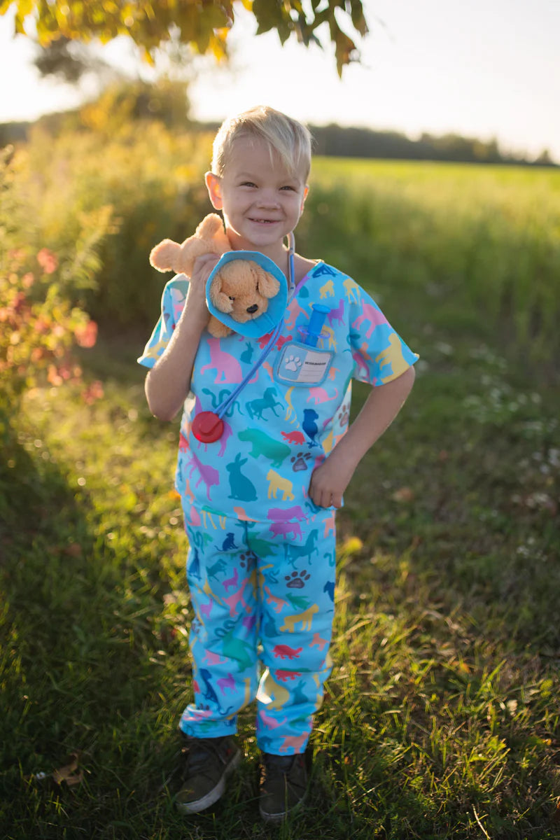 Veterinarian Scrubs with Accessories (5-6)