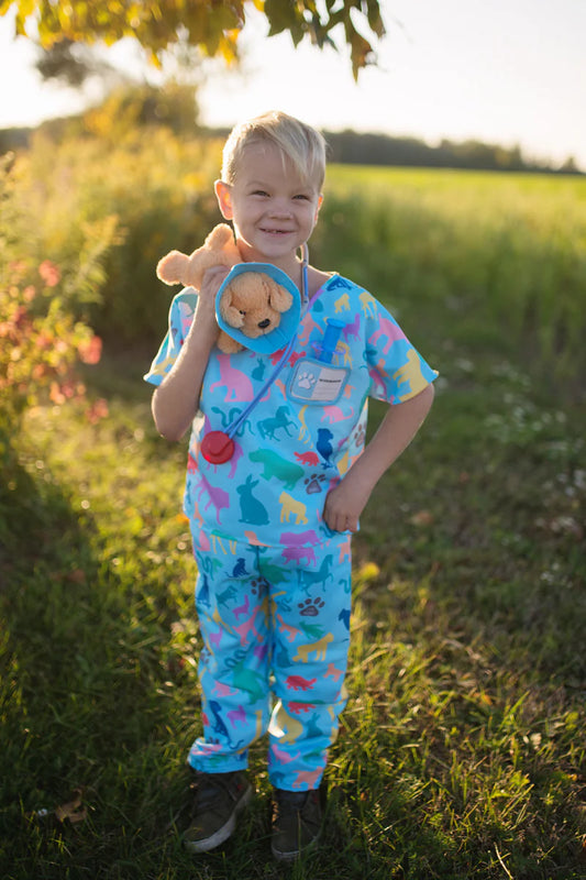 Veterinarian Scrubs with Accessories (5-6)