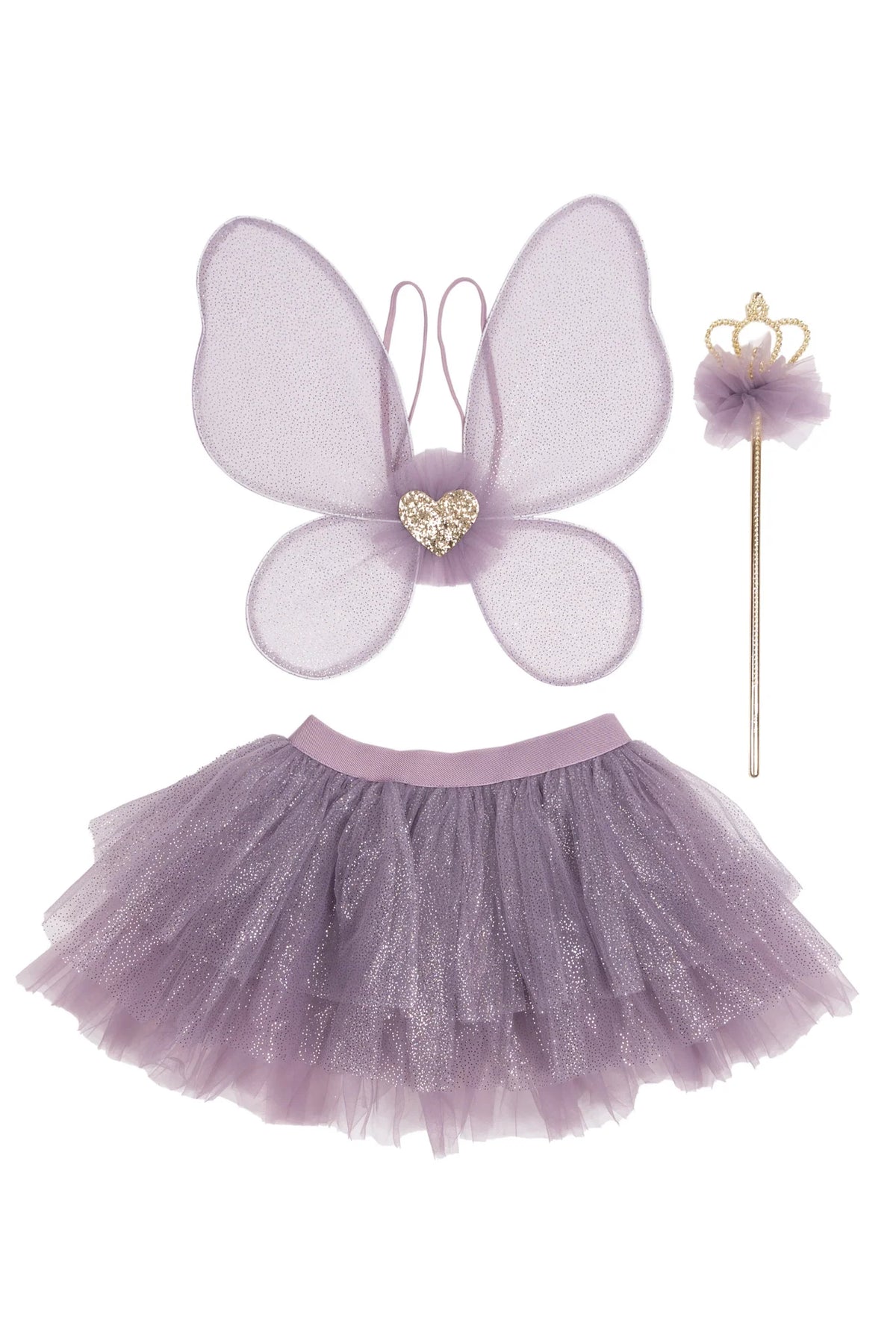Royal Fairy Princess Skirt Set, Purple (4-6 Years)