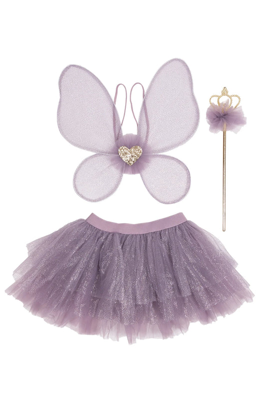 Royal Fairy Princess Skirt Set, Purple (4-6 Years)