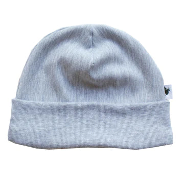 Grey Fold Over Beanie