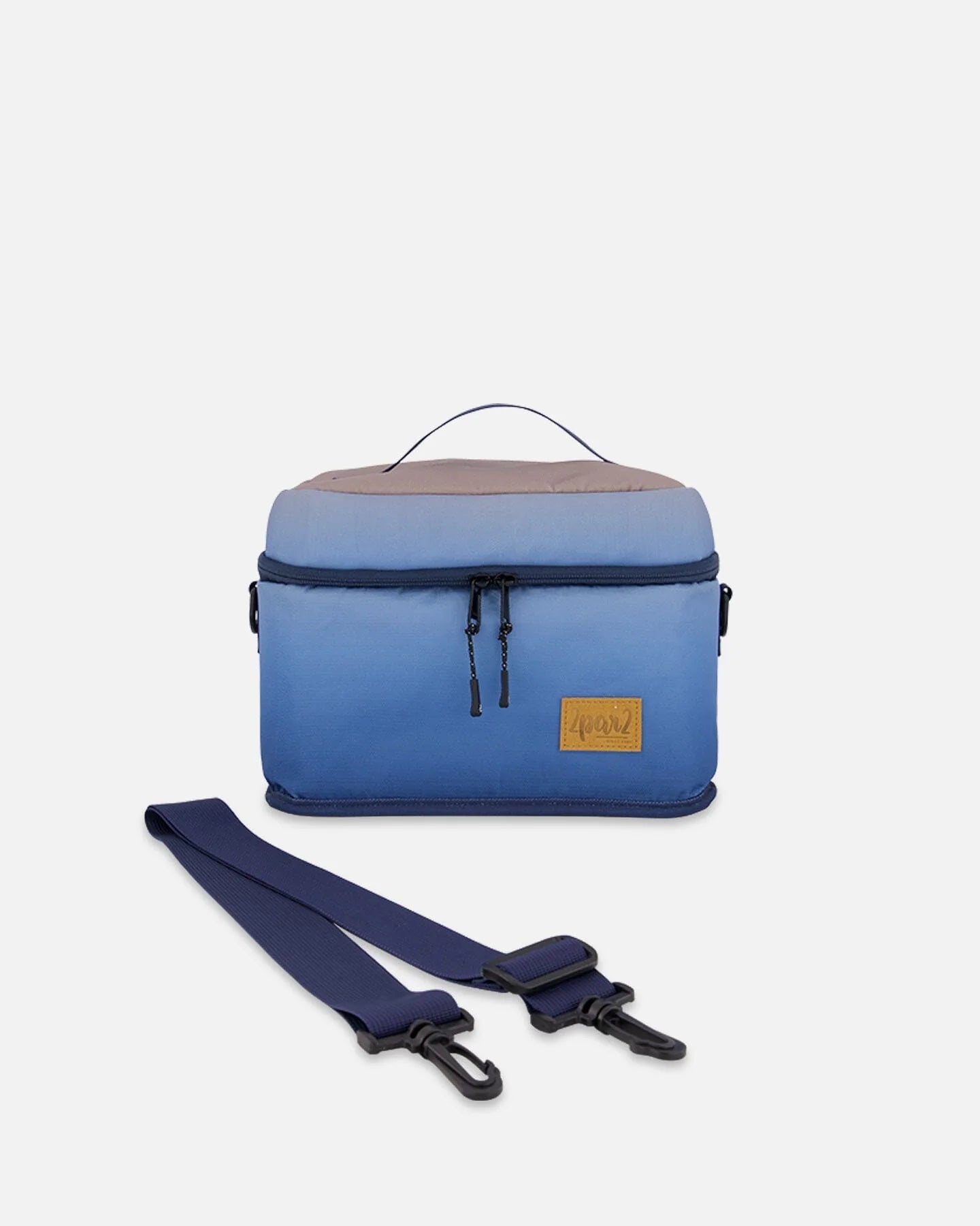 Box Humen Lunch Box Blue And Beige Gradient – Humen Kind