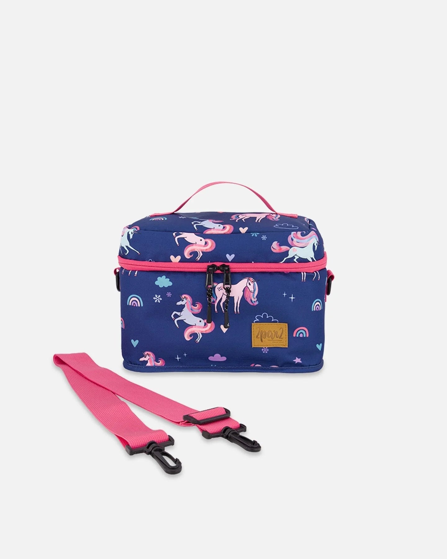 Box Humen Lunch Box Navy Unicorn Print – Humen Kind