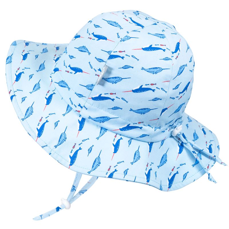 Cotton Floppy Hat - Narwhale