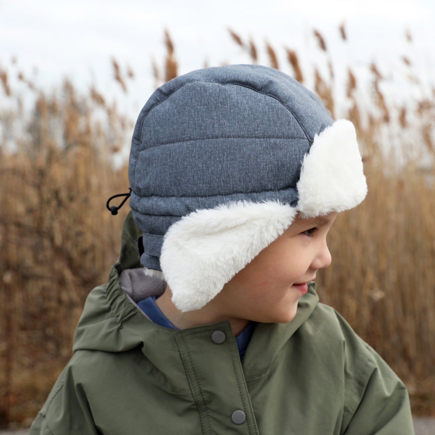 Heather Grey | Toasty-Dry Trapper Hat