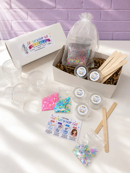 DIY Glittery Hair Gel Kit
