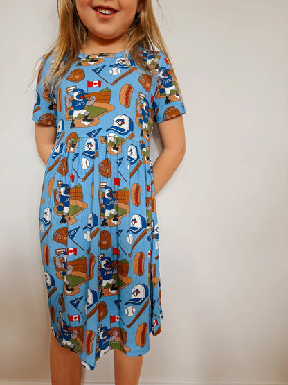 Baseball - Bamboo Dress