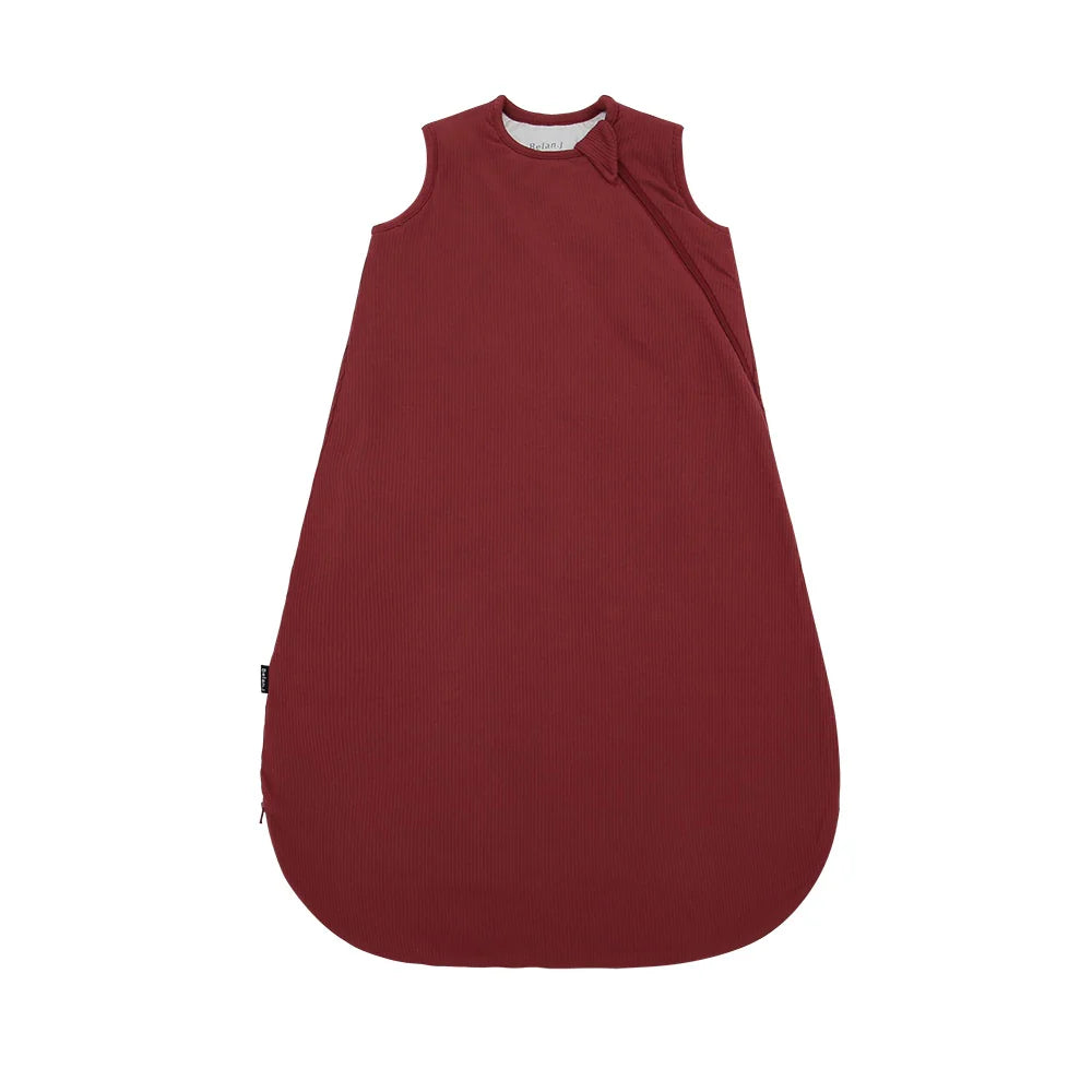 2.5 TOG Ribbed Bamboo Sleep Sack - Burgundy