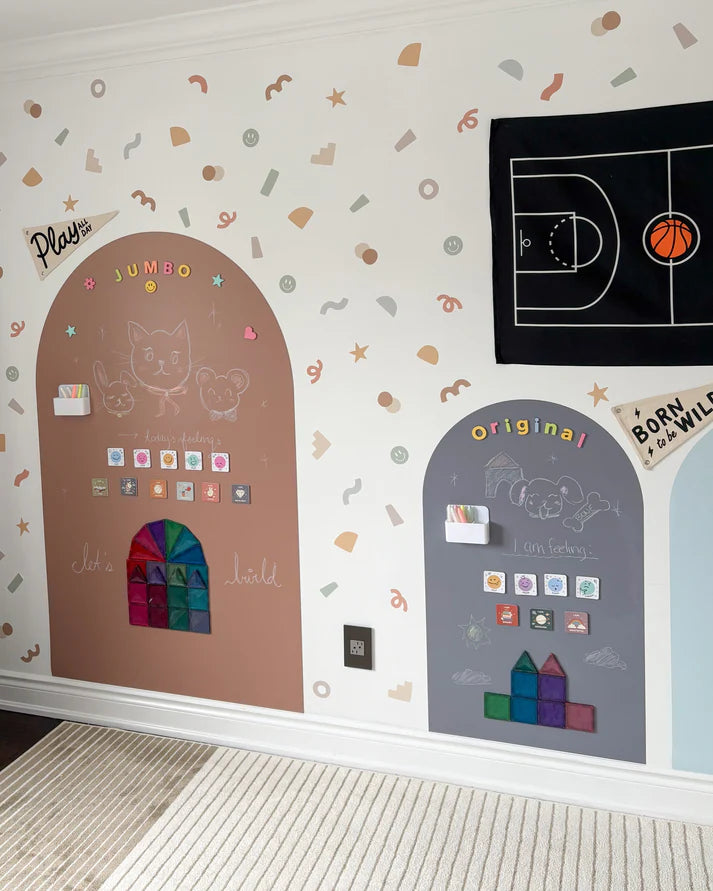 *NEW MAGIC GRIP BACKING* JUMBO Magic Playwall - Arch Magnetic Wall Decal for Kids