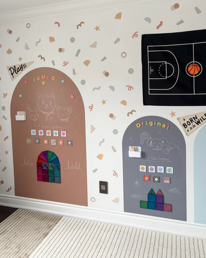 *NEW MAGIC GRIP BACKING* JUMBO Magic Playwall - Arch Magnetic Wall Decal for Kids