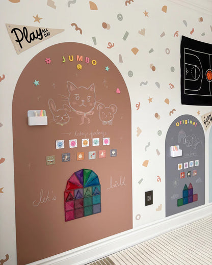 *NEW MAGIC GRIP BACKING* JUMBO Magic Playwall - Arch Magnetic Wall Decal for Kids