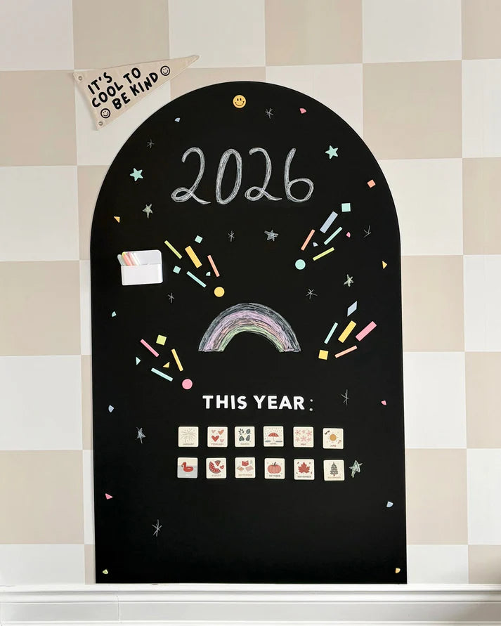 *NEW MAGIC GRIP BACKING* JUMBO Magic Playwall - Arch Magnetic Wall Decal for Kids