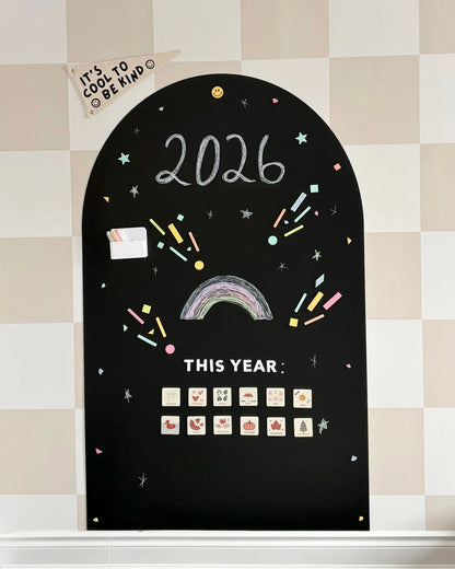 *NEW MAGIC GRIP BACKING* JUMBO Magic Playwall - Arch Magnetic Wall Decal for Kids