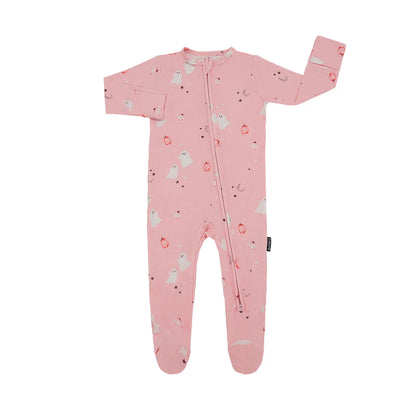Pink Ghosts Sleeper/Romper