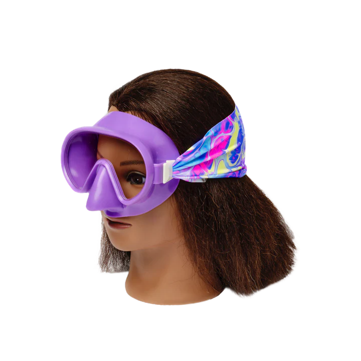 Pastel Swirl Swim Mask