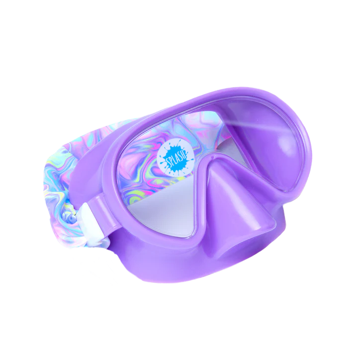 Pastel Swirl Swim Mask