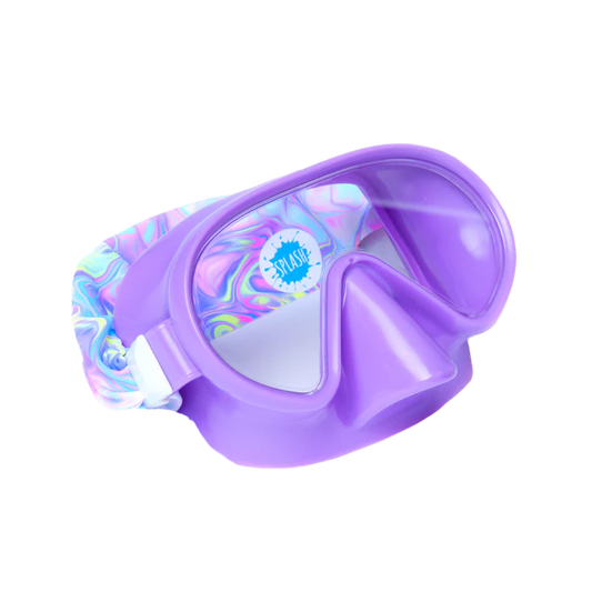 Pastel Swirl Swim Mask