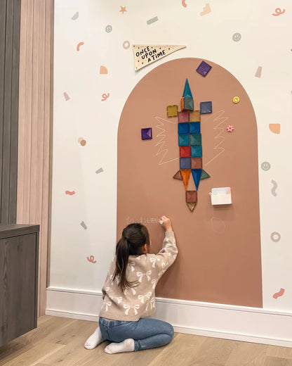 *NEW MAGIC GRIP BACKING* JUMBO Magic Playwall - Arch Magnetic Wall Decal for Kids