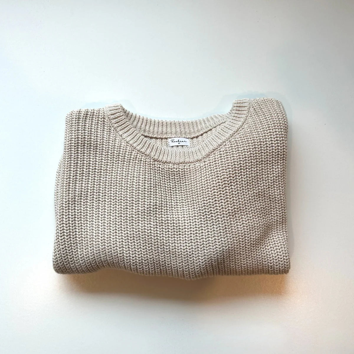 Classic Knit Sweater - Oat