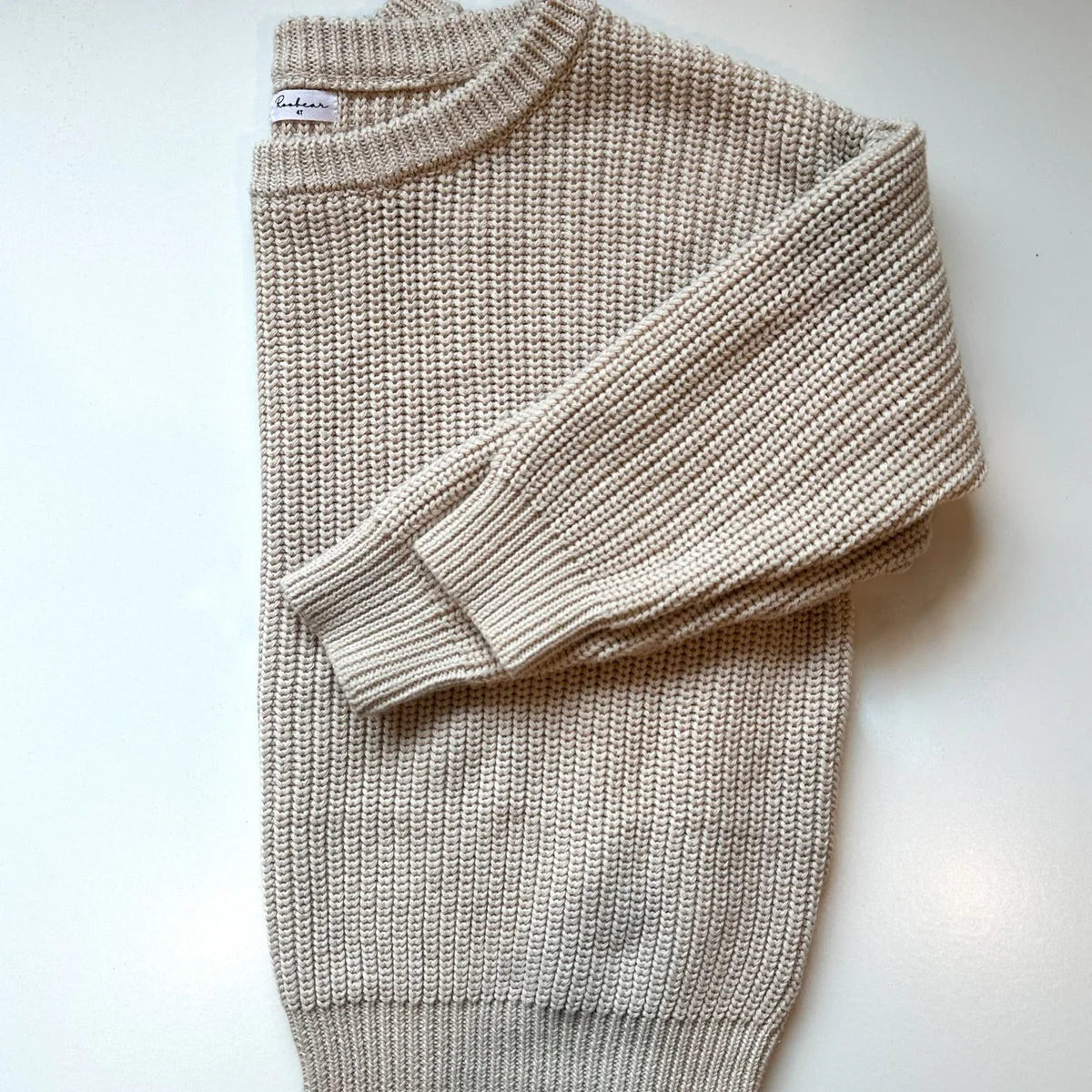 Classic Knit Sweater - Oat