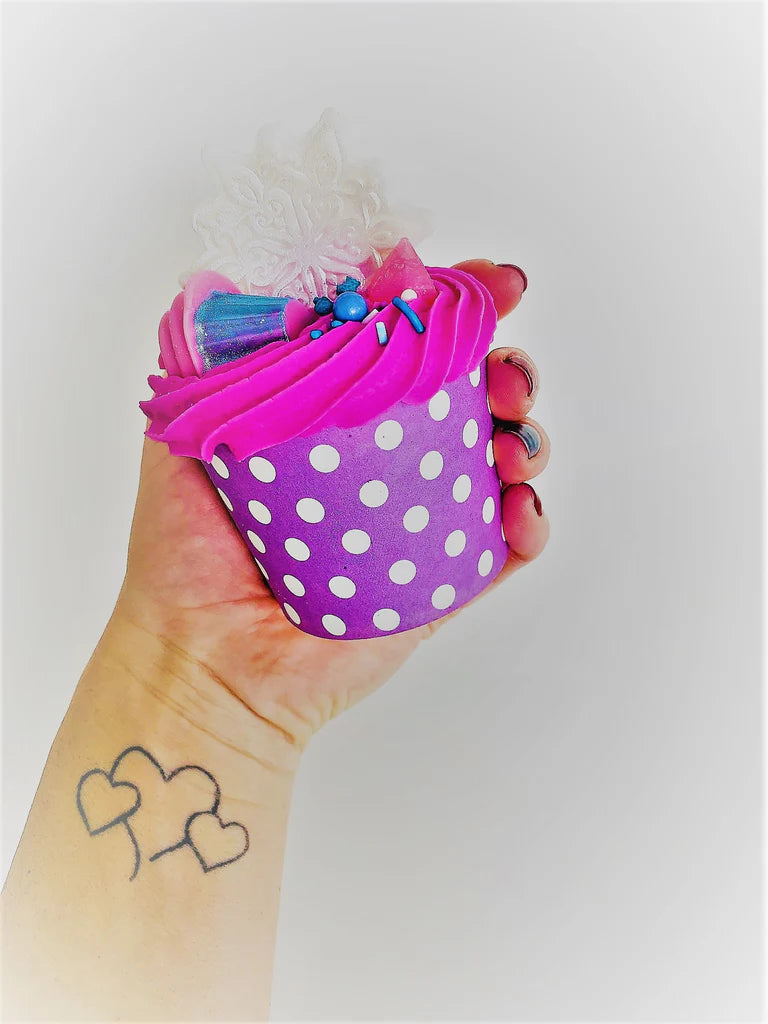 Sugar Plum Fairy ~ Bubble Bath Bomb Cupcake