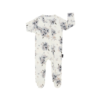 Zipper Sleeper - Frosty Floral