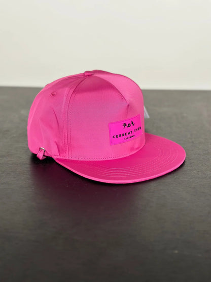 Hot Pink Waterproof Snapback