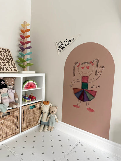 Magic Playwall -Arch Magnetic Wall Decal for Kids