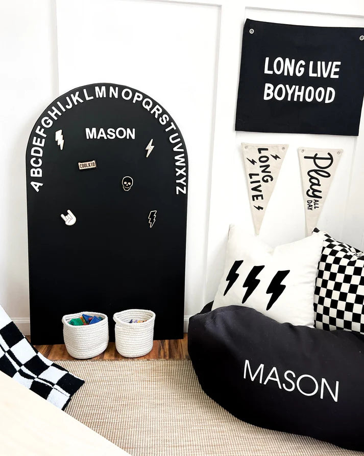 *NEW MAGIC GRIP BACKING* Magic Playwall - Original Arch Magnetic Wall Decal for Kids