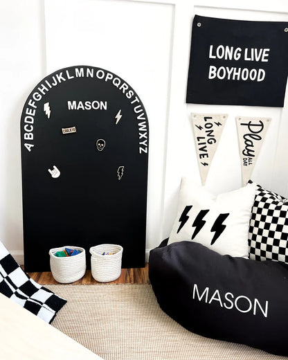 *NEW MAGIC GRIP BACKING* Magic Playwall - Original Arch Magnetic Wall Decal for Kids